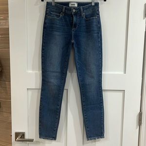 Paige Verdugo Ankle Skinny Jeans Low Rise sz 26